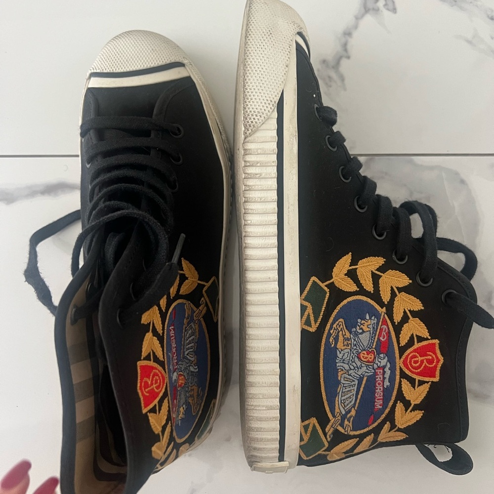 Burberry high top sneakers